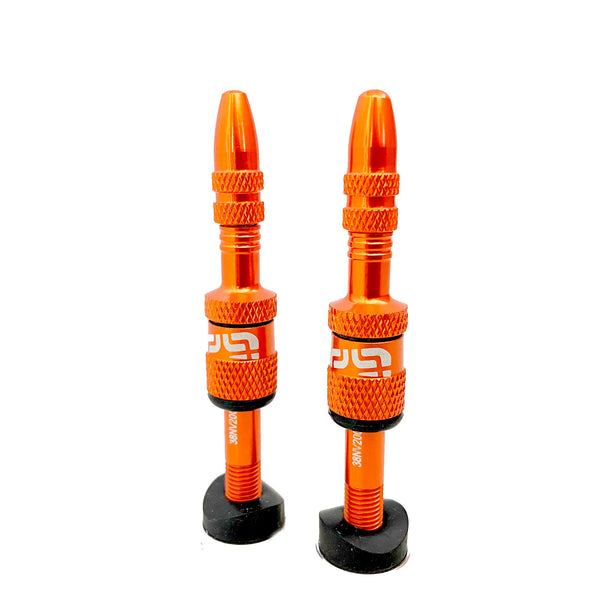 E.Thirteen Valvula Tubular E.13 Quick Fill 23-30 (2 Pcs) Naranja - Rideshop