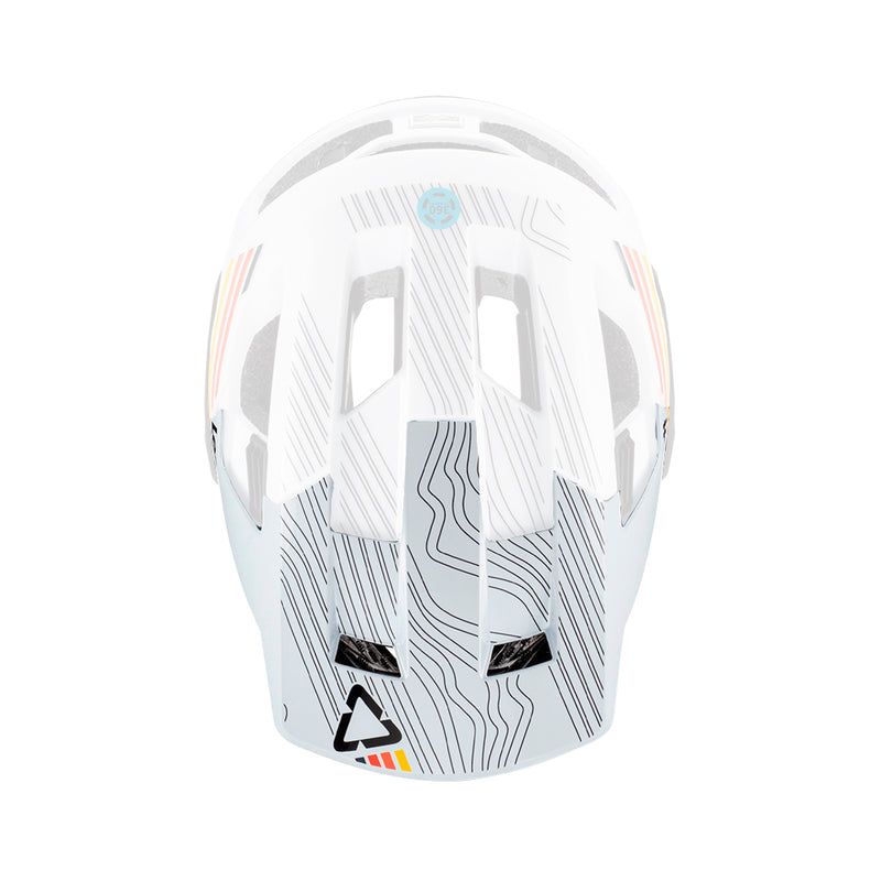 Leatt Visor MTB Enduro 4.0 V23 White - Rideshop