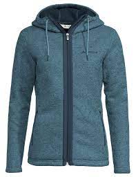 Chaqueta Skomer Hooded Mujer Blue Gray Vaude - Rideshop