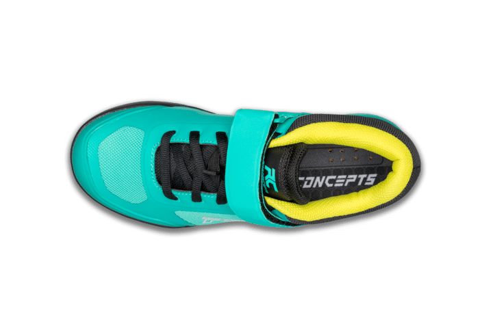 Zapatillas Traverse Rc Mujer Teal/Lime Con Fijaciones Ride Concepts - Rideshop