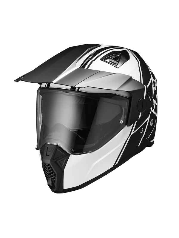 IXS Casco De Calle Enduro 208 2.0 Negro Blanco Matte - Rideshop