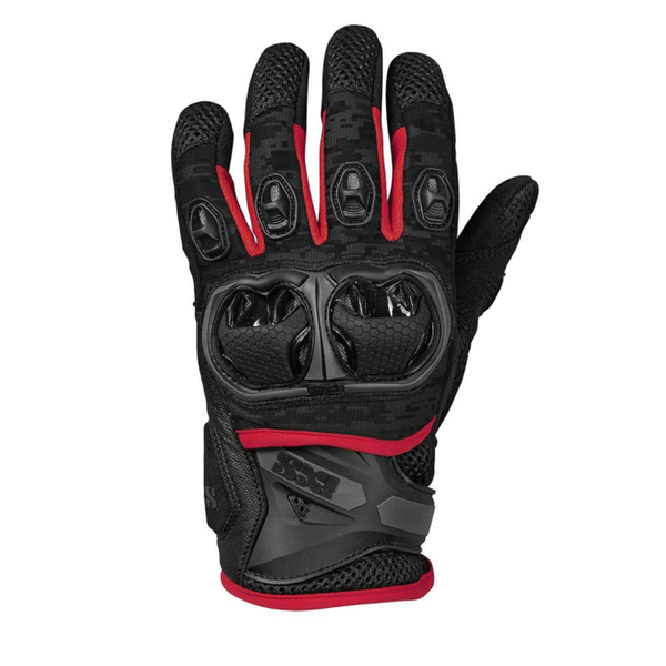 Guantes de Moto Tour LT Montevideo-air S Negro / Rojo IXS-Rideshop