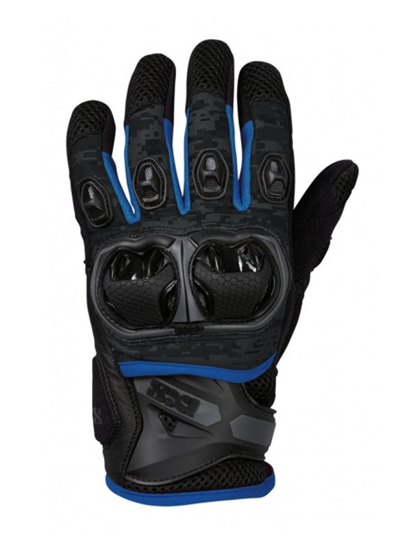 IXS Guantes de Moto Tour LT Montevideo-air S Negro / Gris / Azul - Rideshop