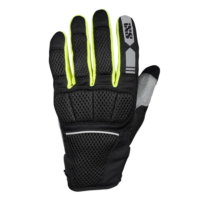 Guantes de Moto urban samur-air 1.0 Negro / Amarillo IXS - Rideshop