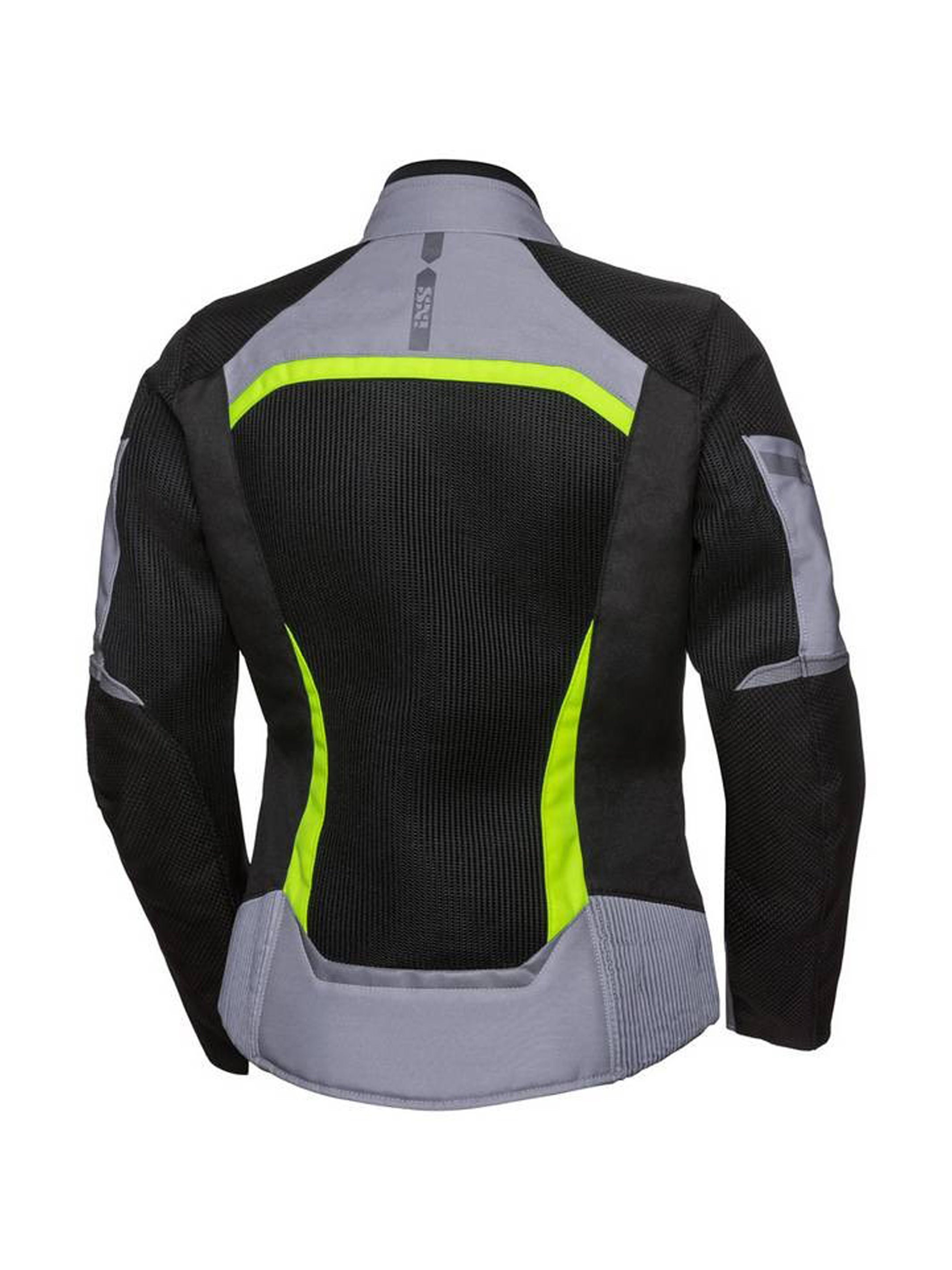 Ixs Chaqueta Sport Mujer Andorra-Air Negro Gris Amarillo - Rideshop