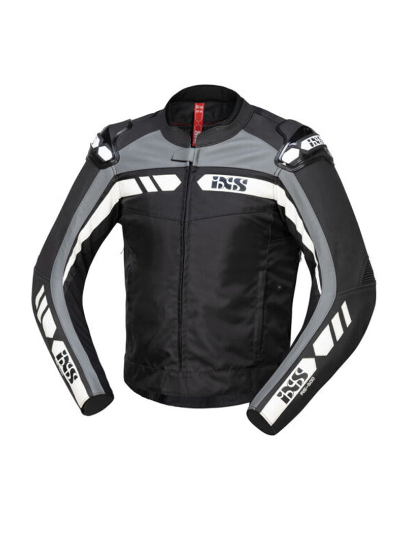 Ixs Chaqueta Sport RS-500 1.0 Negro Gris Blanco - Rideshop