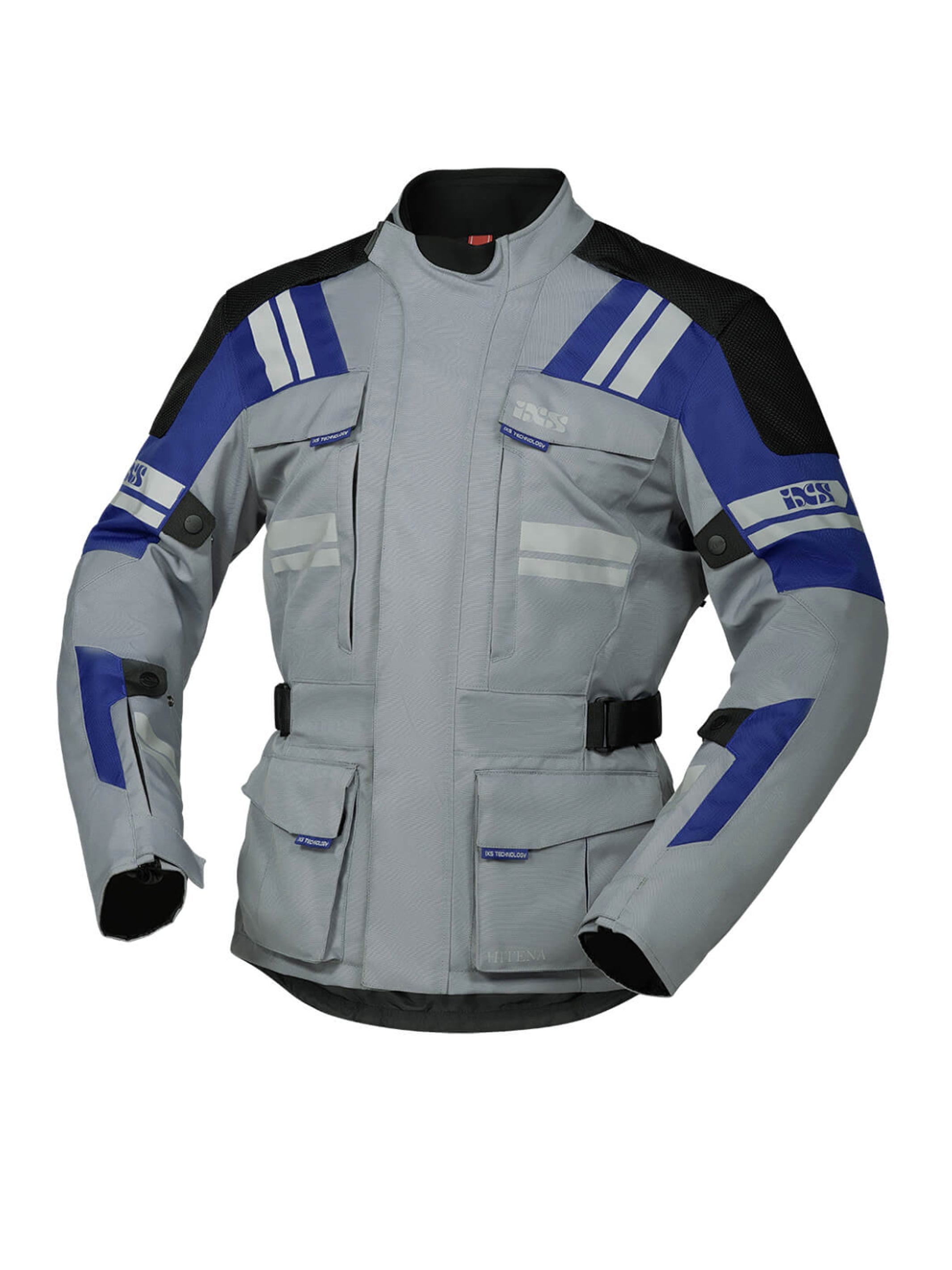 IXS Chaqueta de Moto Tour Blade-st 2.0 Gris / Negro / Azul - Rideshop