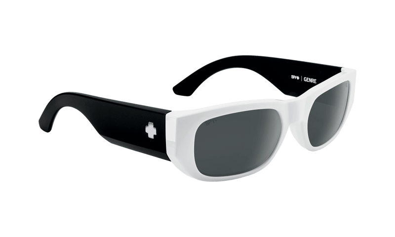 Anteojos Genre White Happy Gray With Black Mirror - Rideshop