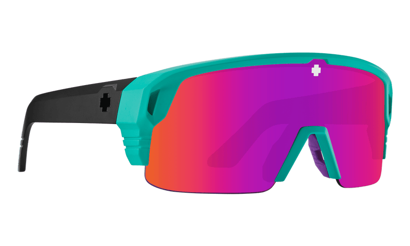 Anteojos SPY Monolith 5050 Matte Teal Happy Gray Green Pink Spectra Mirror - Rideshop