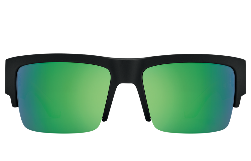 Anteojos Spy Sun Cyrus 5050 Soft Matte Black Translucent Green SPY - Rideshop