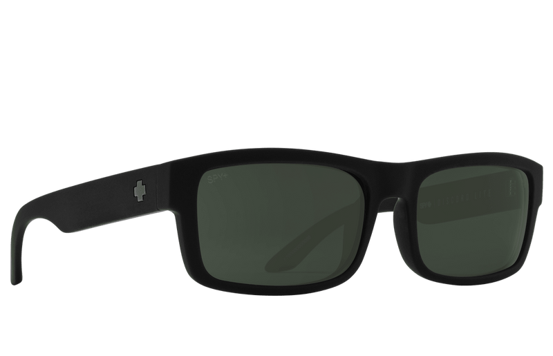 Anteojos Discord Lite Soft Matte Black Happy Gray Green SPY - Rideshop