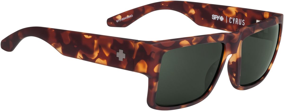 Anteojos Spy Sun Cyrus Soft Matte Camo Tort - Happy Gray Green SPY - Rideshop