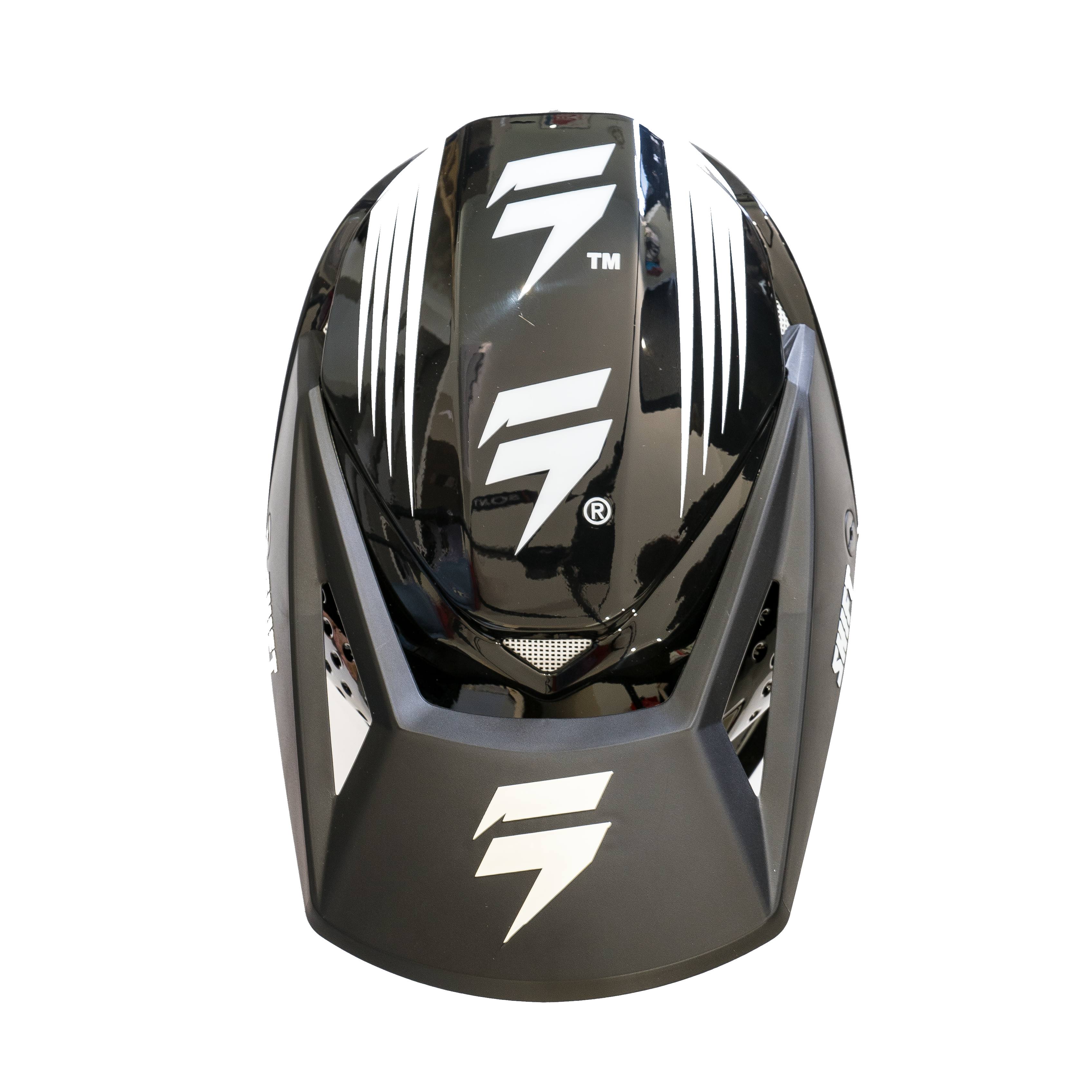 Casco Moto White Label Bliss Negro/Blanco Shift - Rideshop