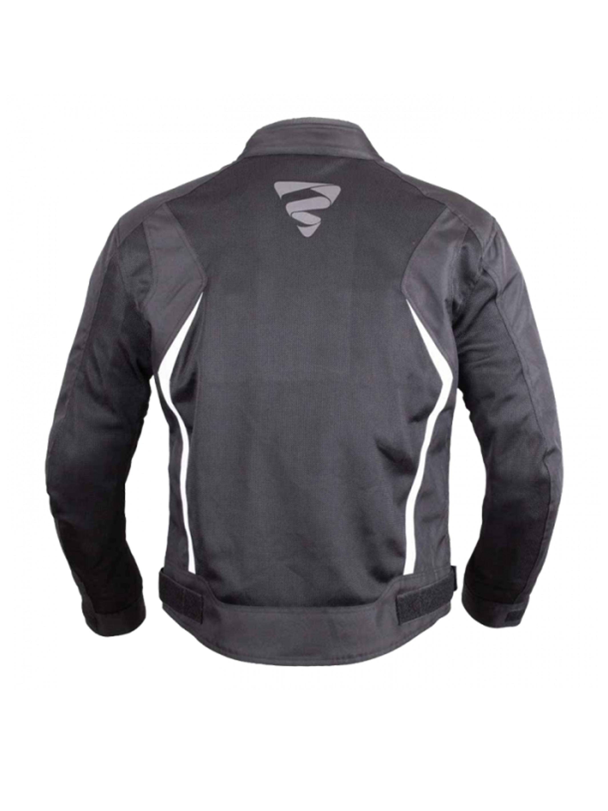 Chaqueta de moto GMS outback evo negro blanco - Rideshop