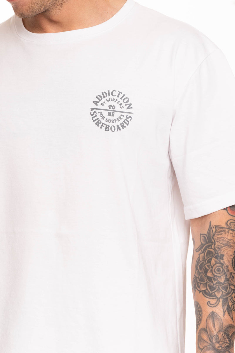 Toke Polera Addiction Blanca - Rideshop