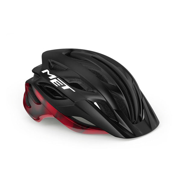 Met Casco de Bicicleta Veleno Black Red Matt Glossy - Rideshop