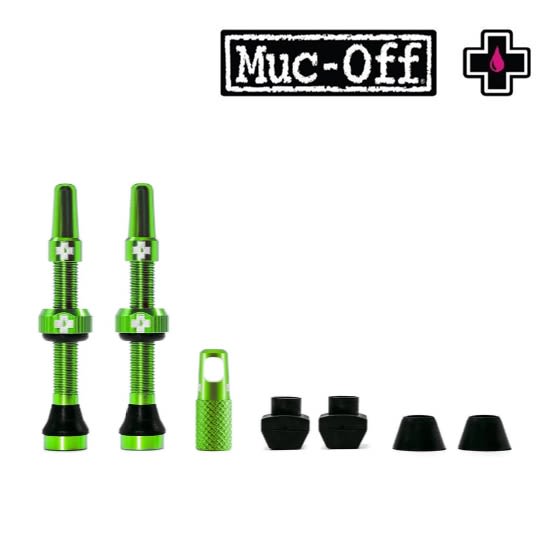 Kit Valvulas Muc-Off Tubeless Green - Rideshop