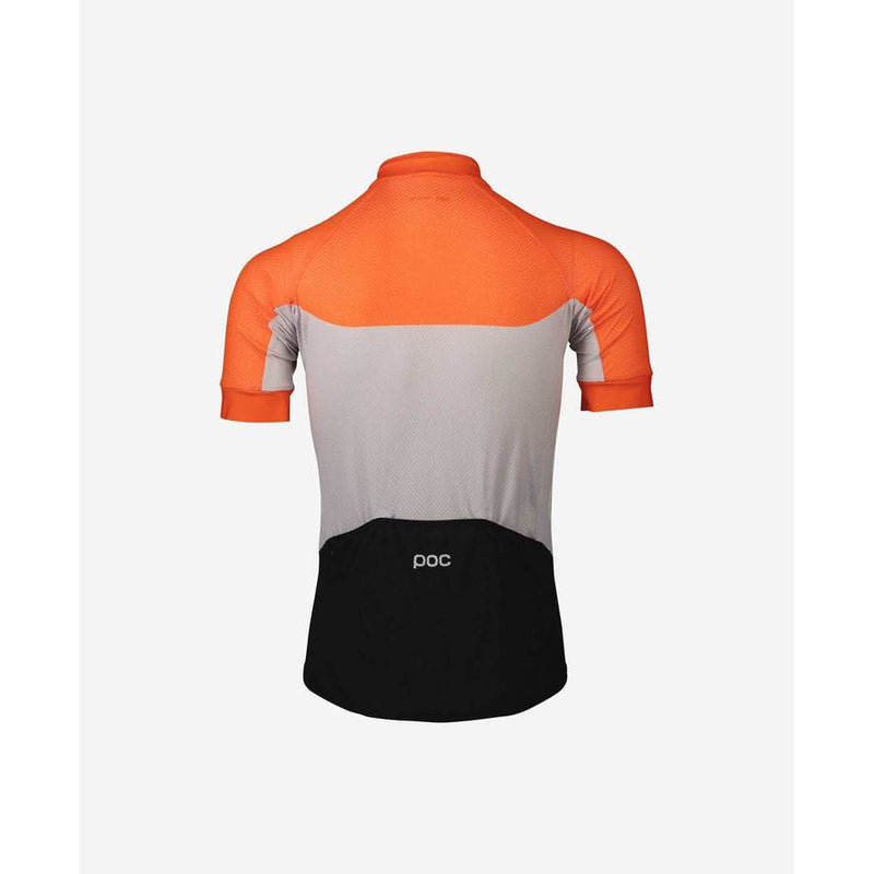 Essential Road Light Jersey Granite Grey Zink Orange - Rideshop