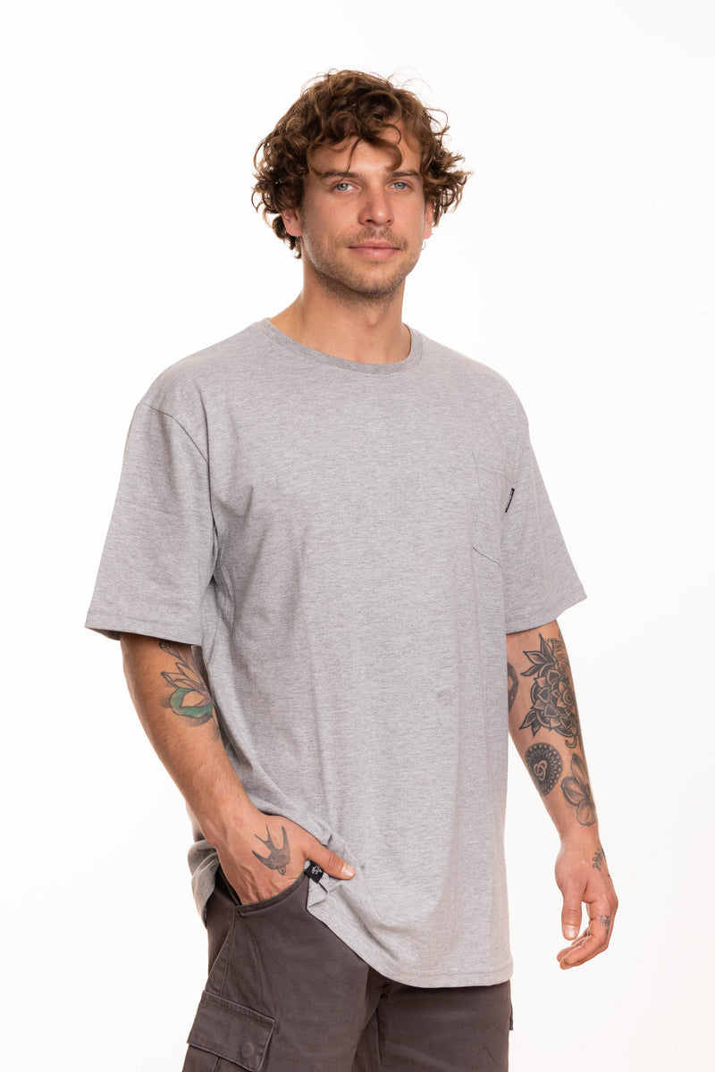 Toke Polera Bolsillo Gris Oscuro - Rideshop