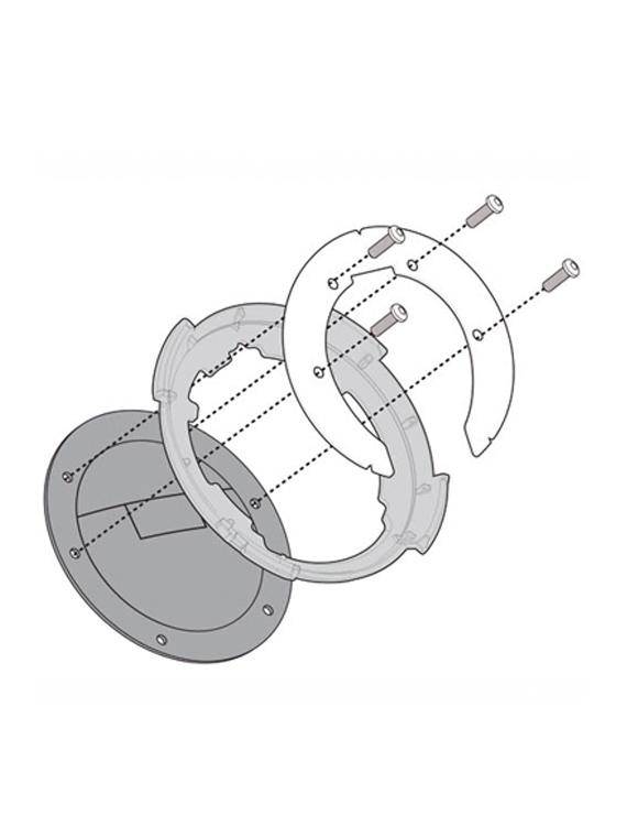 Adaptador Bolso De Estanque Givi Para Honda Cb500X/Cb500F - Rideshop