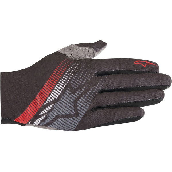 Alpinestars - Guantes Predator Black Steel Gray Red - Rideshop