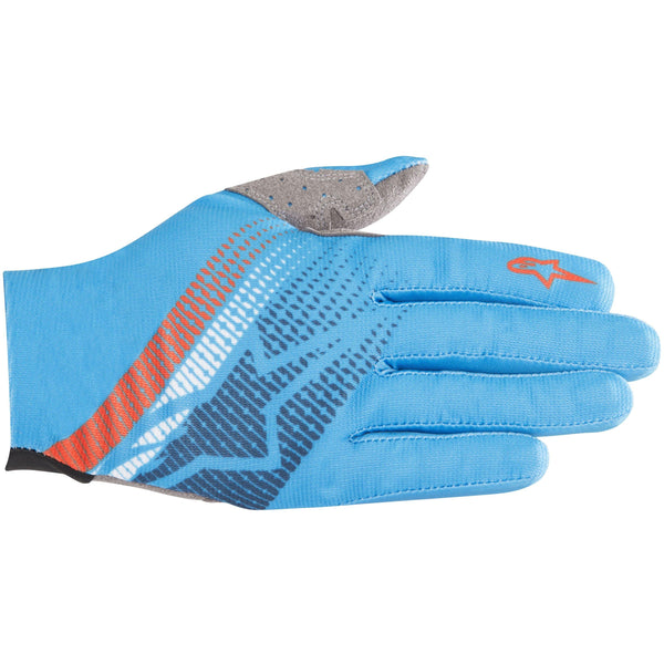 Alpinestars - Guantes Predator Bright Blue Poseidon Orange - Rideshop