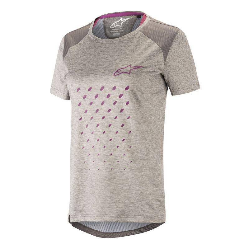 Alpinestars - Polera Bicicleta Mujer Stella Alps 6.0 Ss Light Gray-Rideshop