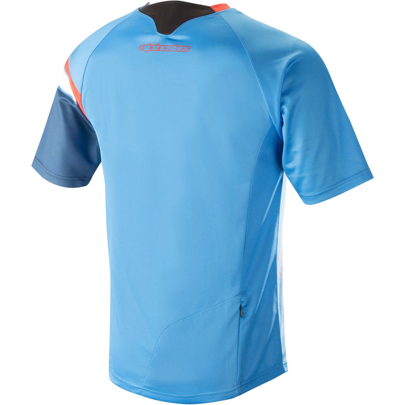 Alpinestars - Polera Bicicleta Predator S/S Bright Blue Poseidon Orange - Rideshop