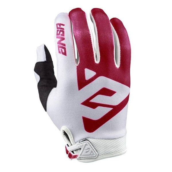 Answer - Guantes AR-1 GLV White/Red-Rideshop