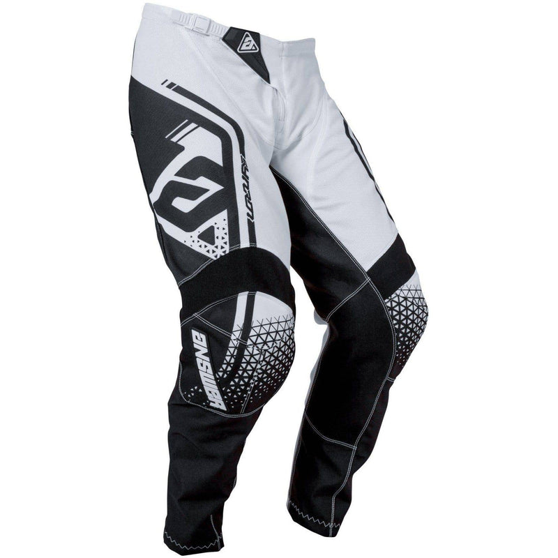 Answer - Pantalón Moto Syncron Air Drift White / Black-Rideshop
