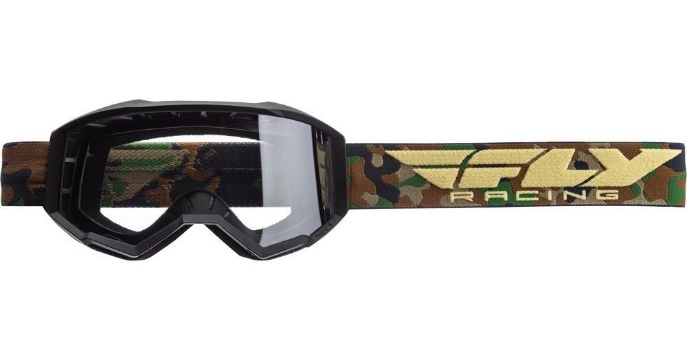 Antiparras Focus W/Clear Lens Camuflaje Fly Racing - Rideshop