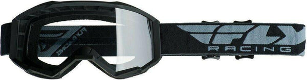 Antiparras Focus W/Clear Lens Negro Fly Racing-Rideshop