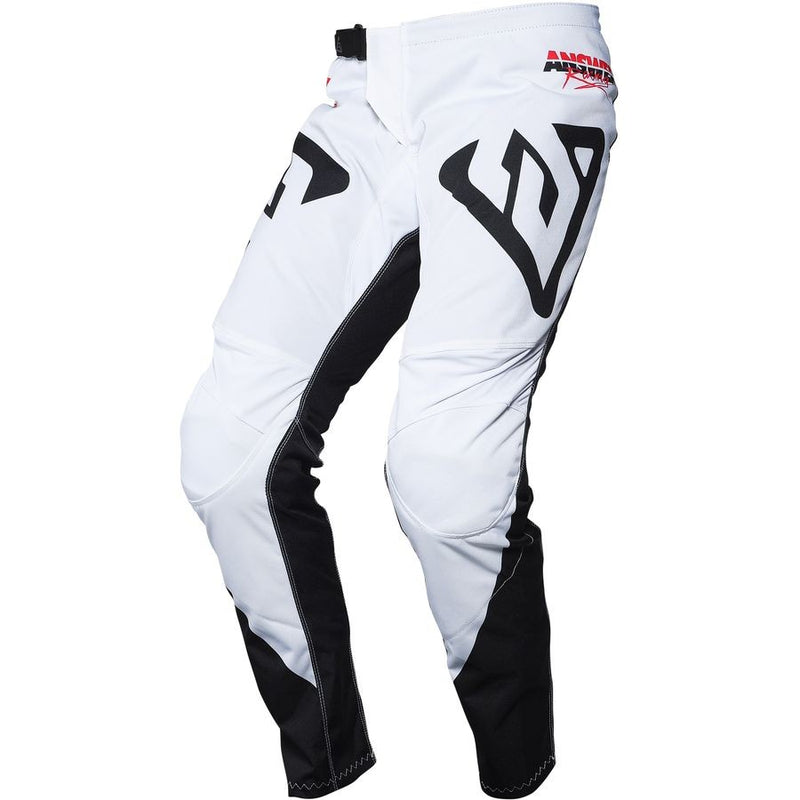 Pantalón Syncron Pro Glo Niños White/Black/Pink Answer - Rideshop