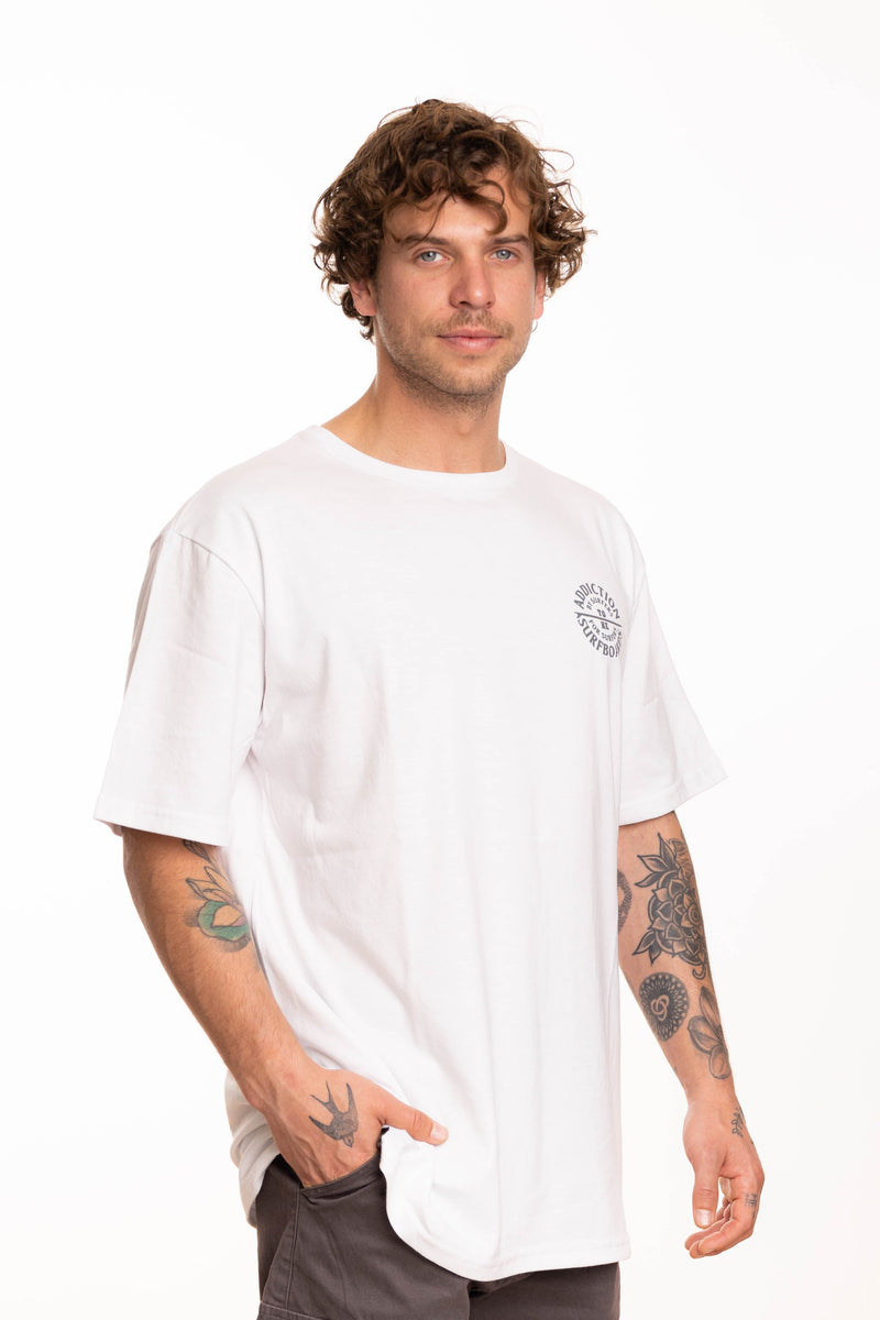 Toke Polera Addiction Blanca - Rideshop