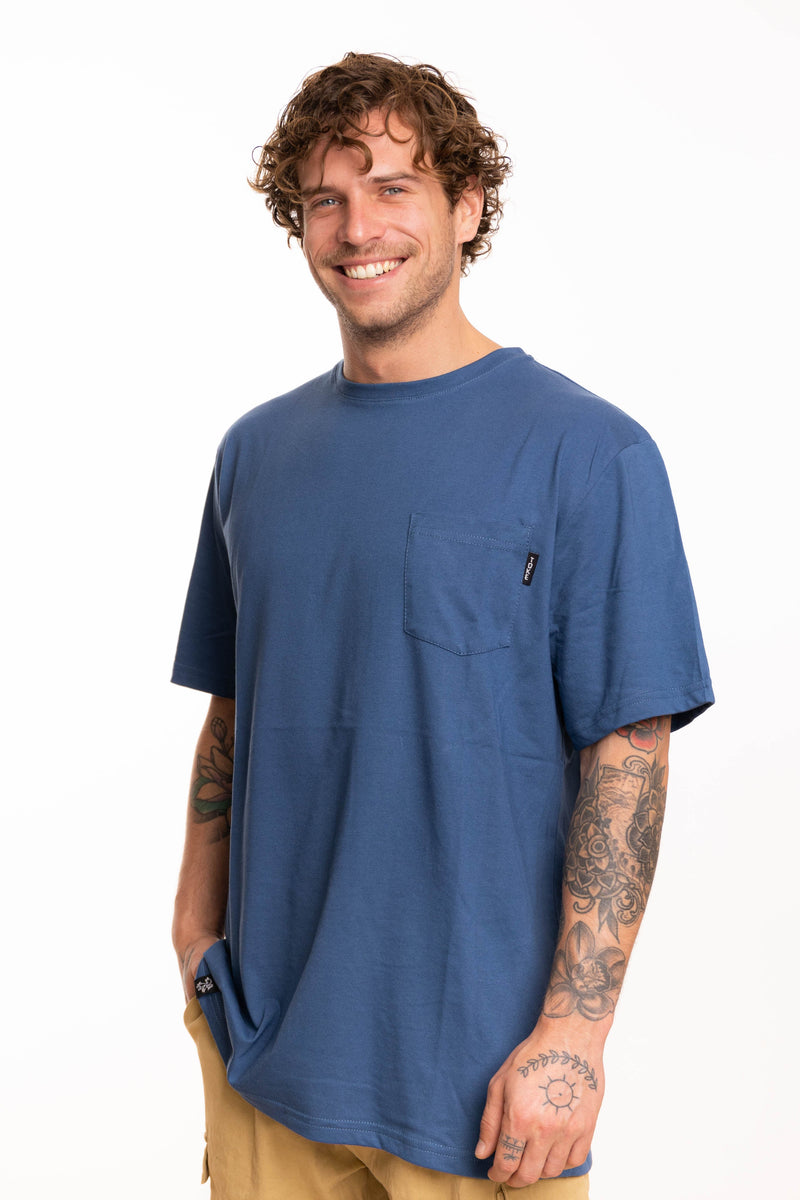 Toke Polera Bolsillo Azul - Rideshop