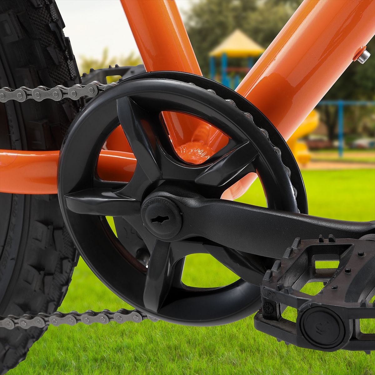 Oxford Bicicleta Infantil Drako Suspensión Aro 20 Naranja/Azul - Rideshop