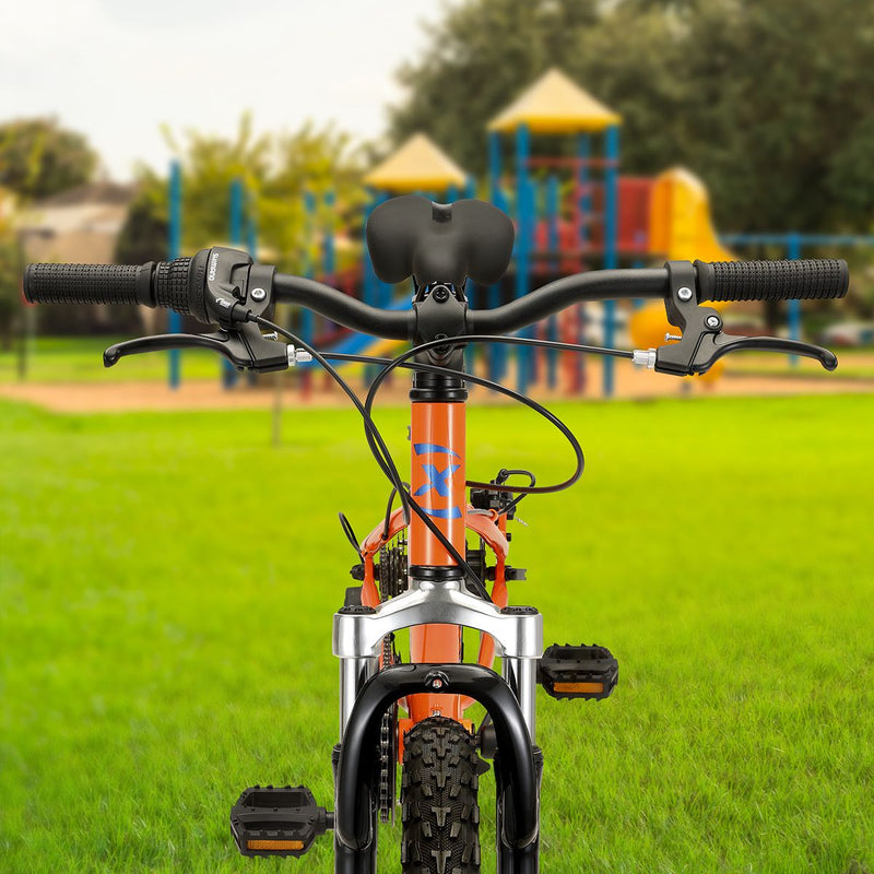 Oxford Bicicleta Infantil Drako Suspensión Aro 20 Naranja/Azul-Rideshop