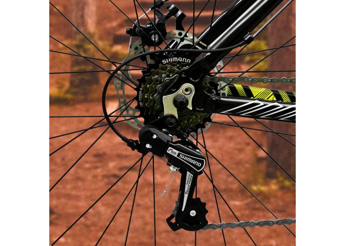 Oxford Bicicleta Aro 29 Rako 2022 Negro-Amarillo - Rideshop