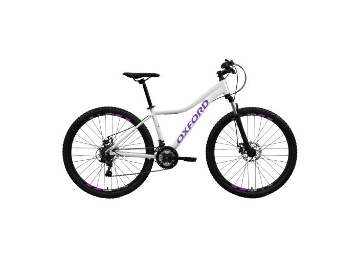 Oxford Bicicleta 27.5 Jade 18V Blanco/Rosado - Rideshop