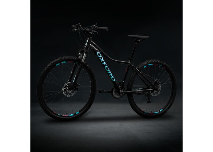 Oxford Bicicleta 27.5 Jade 18V Negro/Celeste - Rideshop