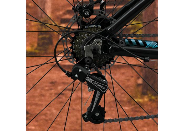 Oxford Bicicleta 27.5 Jade 18V Negro/Celeste - Rideshop