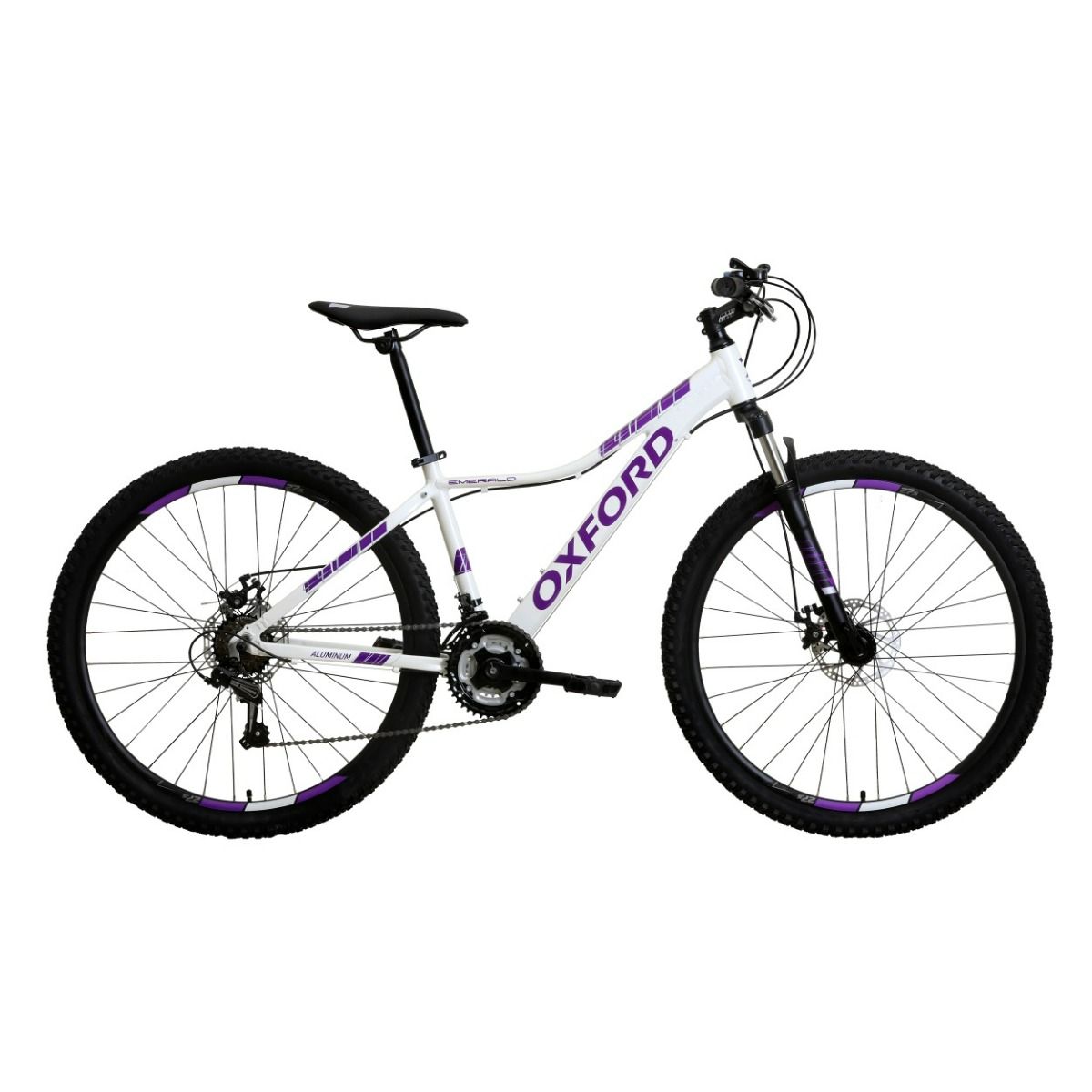 Oxford Bicicleta Aro 27.5 Emerald Mujer Blanco/Morado - Rideshop
