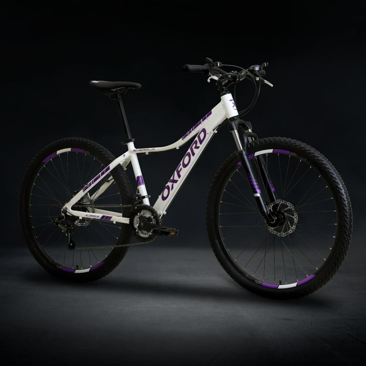 Oxford Bicicleta Aro 27.5 Emerald Mujer Blanco/Morado - Rideshop