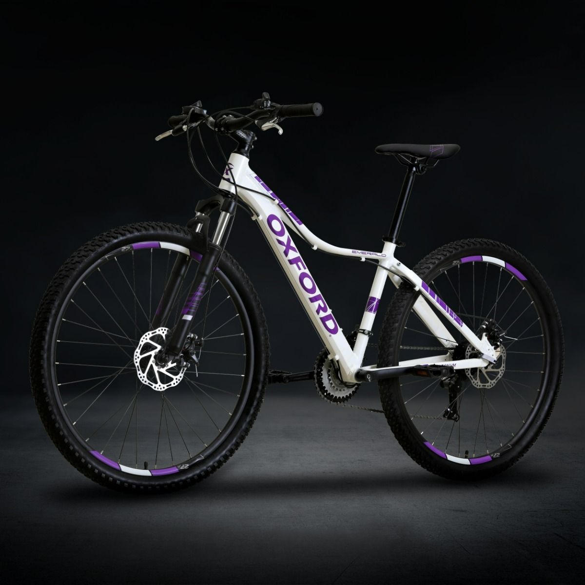 Oxford Bicicleta Aro 27.5 Emerald Mujer Blanco/Morado - Rideshop