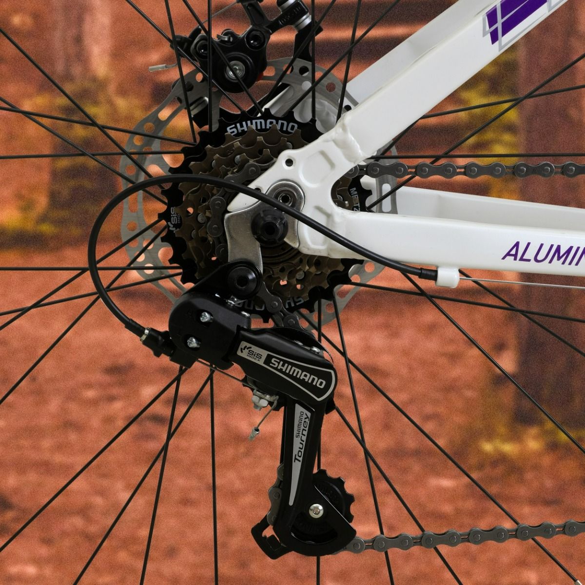 Oxford Bicicleta Aro 27.5 Emerald Mujer Blanco/Morado - Rideshop