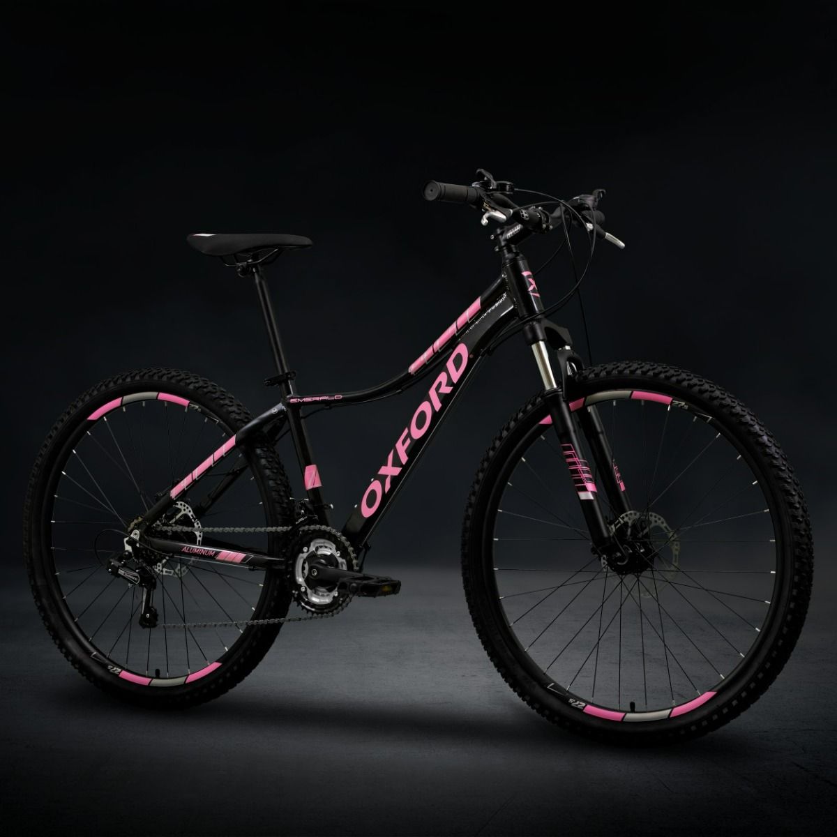 Oxford Bicicleta Aro 27.5 Emerald Mujer Negro/Fucsia - Rideshop