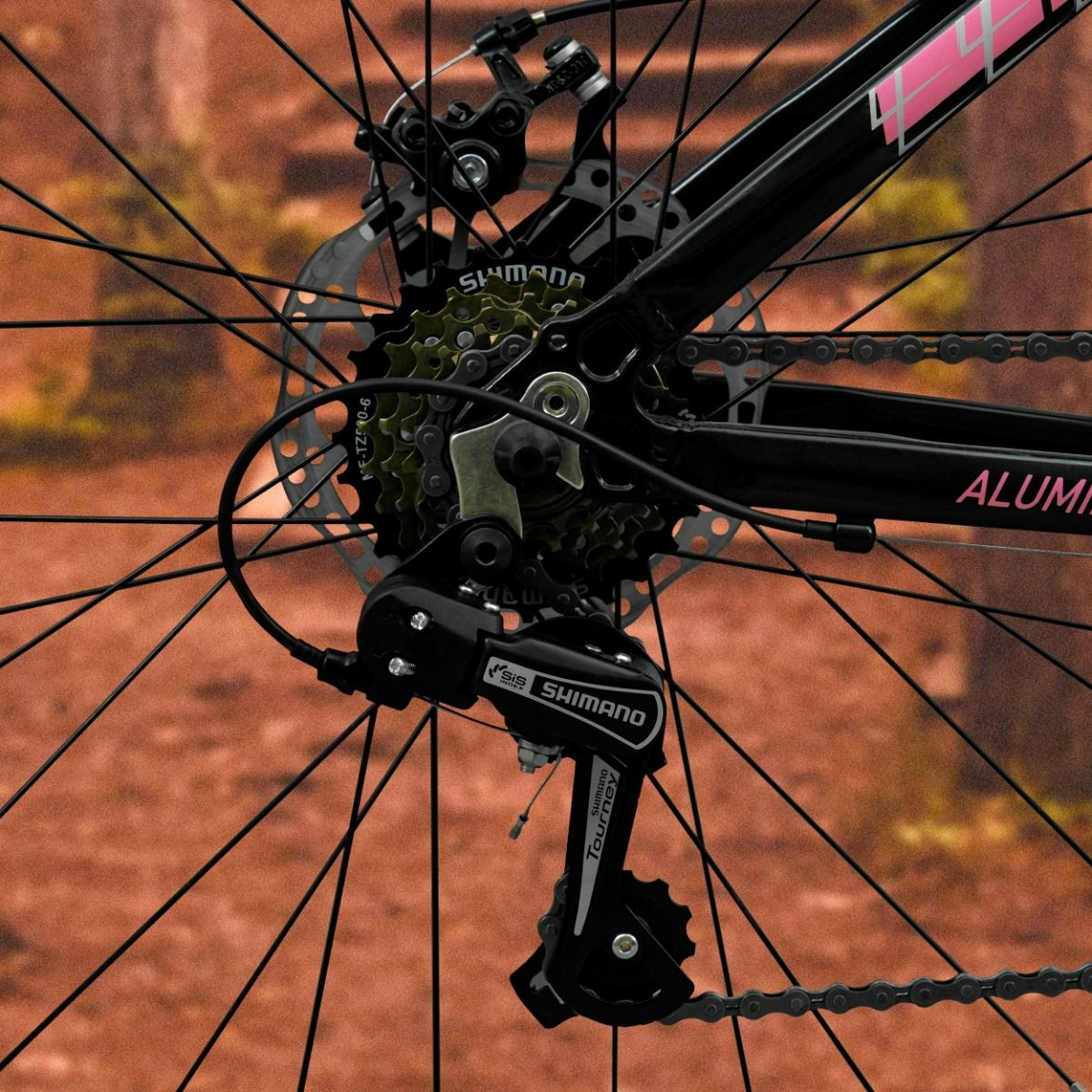 Oxford Bicicleta Aro 27.5 Emerald Mujer Negro/Fucsia - Rideshop