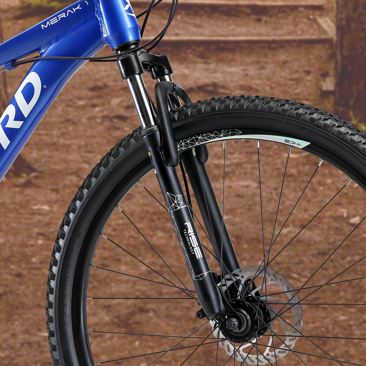 Oxford Bicicleta Aro 27.5 Merak 1 Azul/Blanco - Rideshop