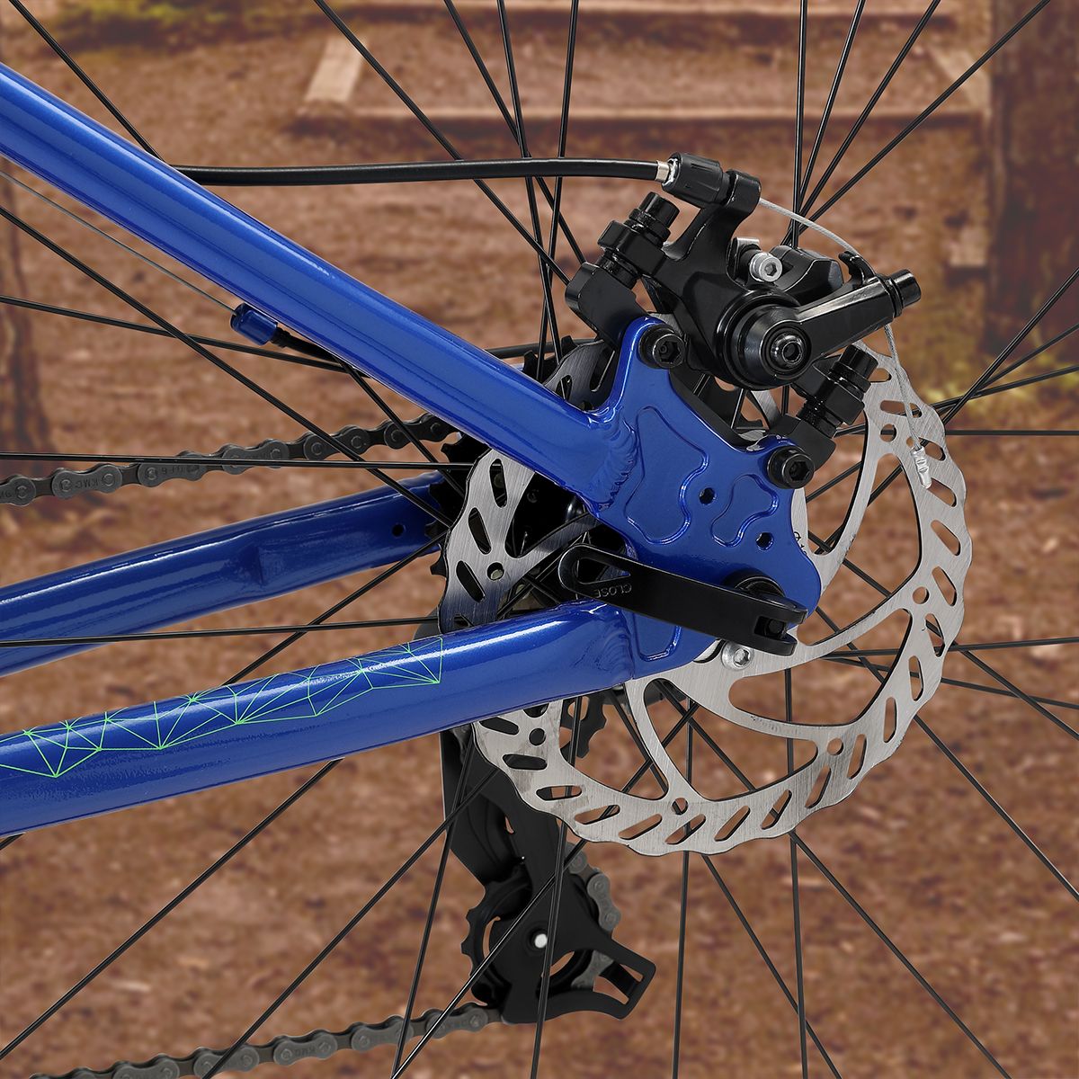 Oxford Bicicleta Aro 27.5 Merak 1 Azul/Blanco - Rideshop