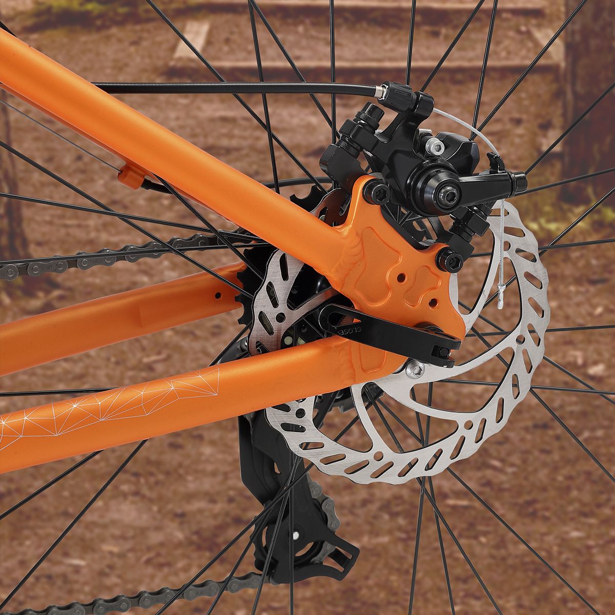 Oxford Bicicleta Aro 27.5 Merak 1 Naranja - Rideshop